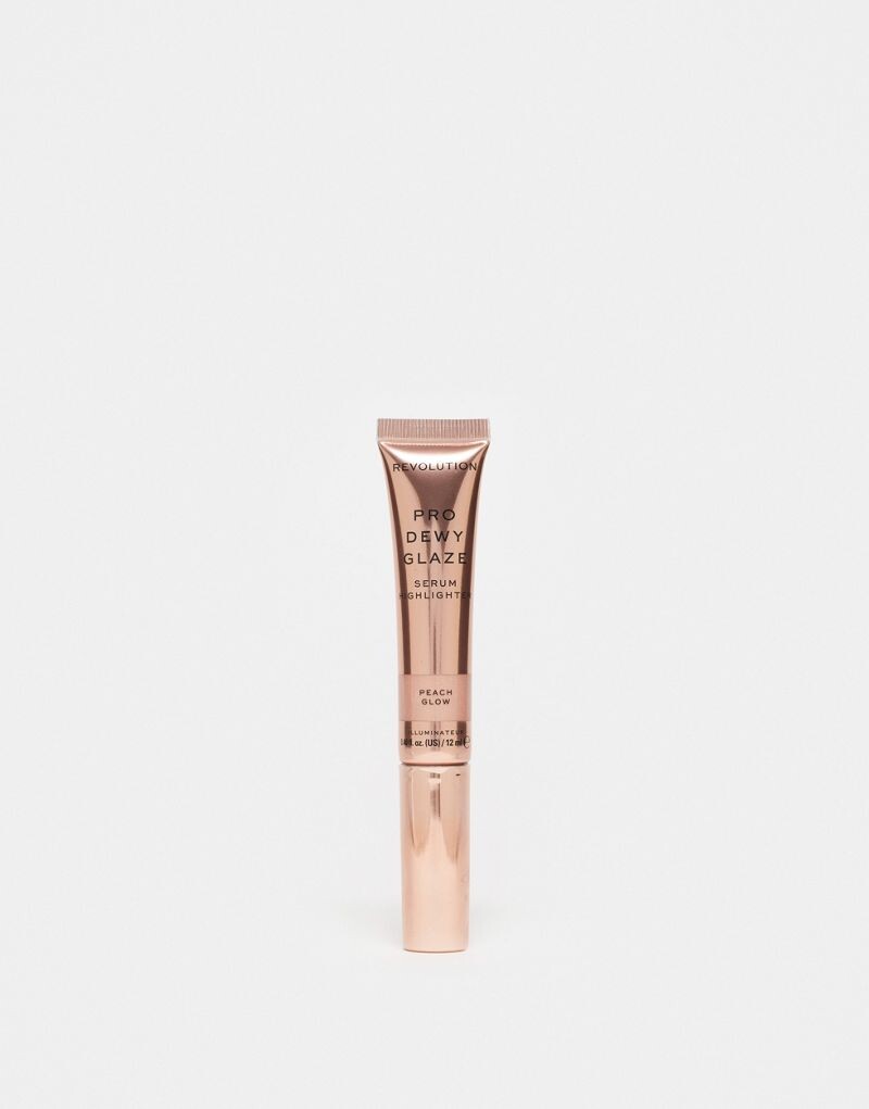 

Палочка-хайлайтер с сывороткой Revolution Dewy Glaze — персиковое сияние, Peach Glow