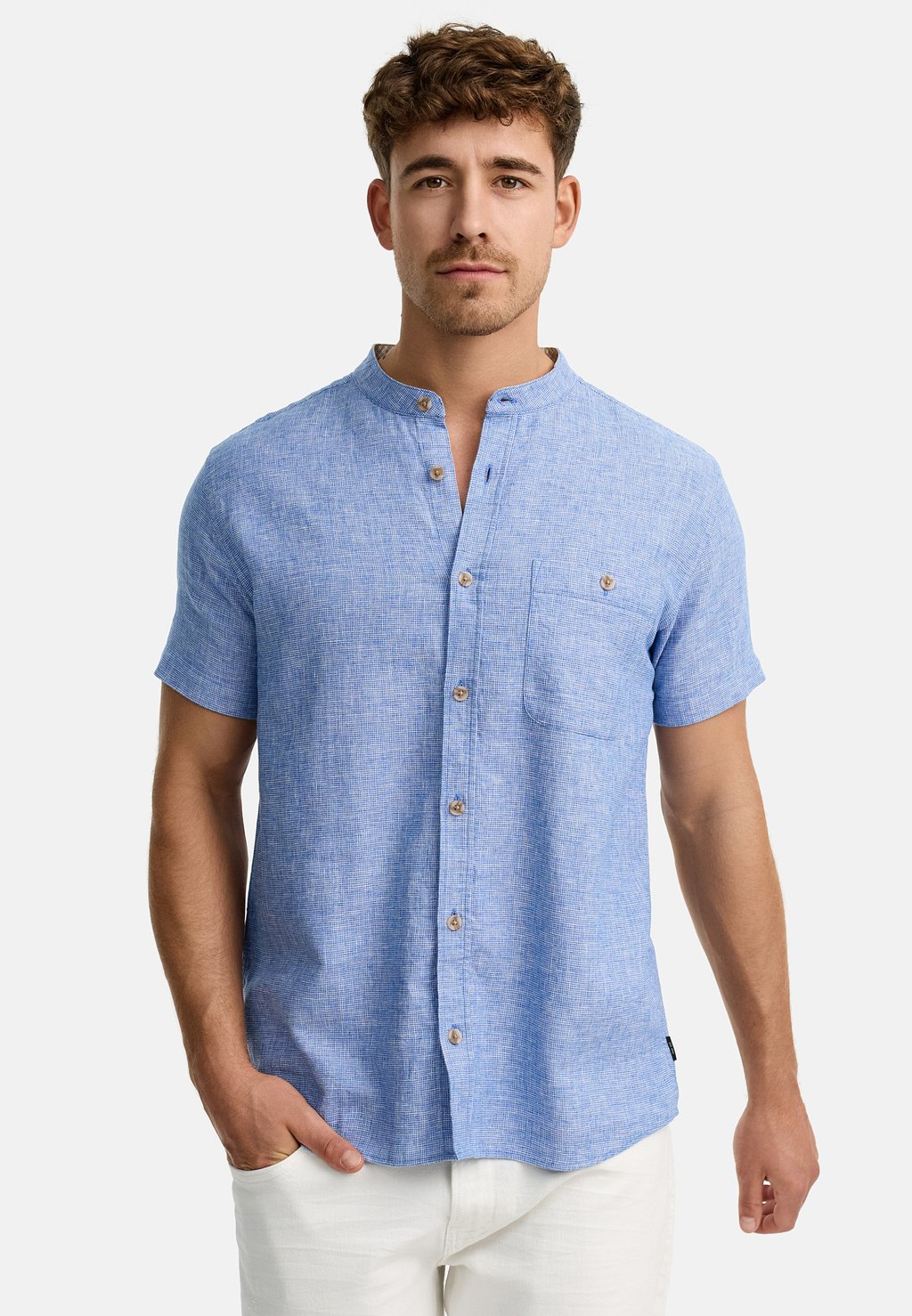 

Рубашка KURZARM HELMER INDICODE JEANS, светло-голубой