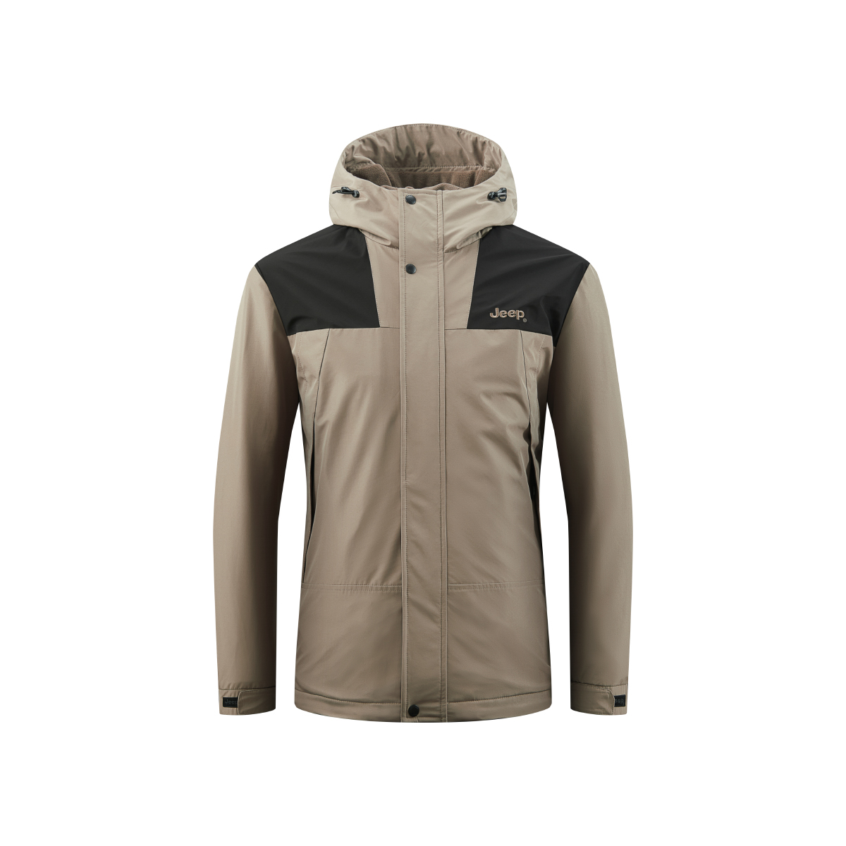 

Тренч Unisex с капюшоном Moderate Jeep, хаки