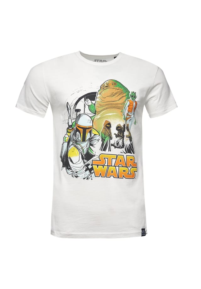 

Футболка star wars jaba group с крутым принтом star wars Re:Covered, экрю