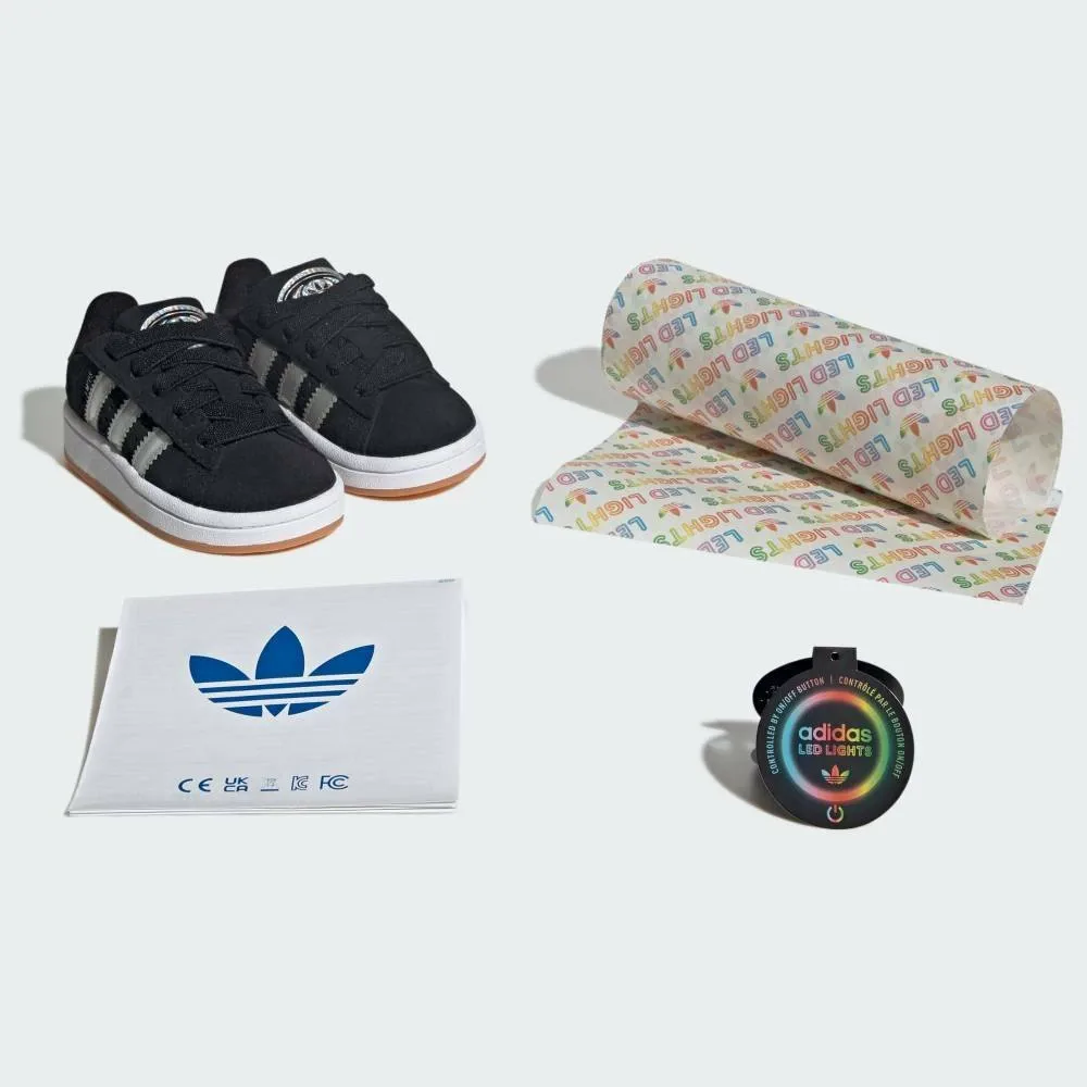 Детские кроссовки Campus 00s LED Lights / CAMPUS 00s LED LIGHTS CF EL I Adidas, black — фото 3