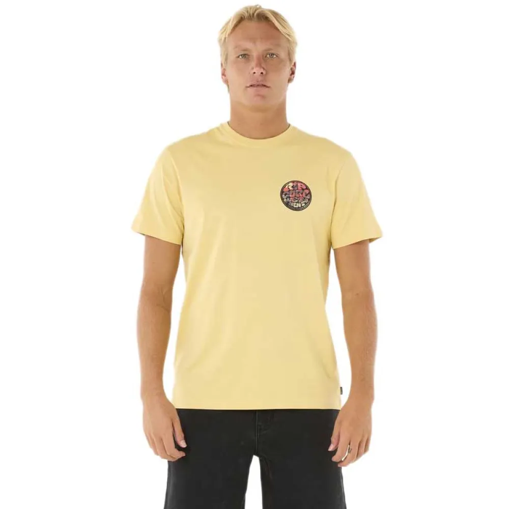 

Футболка с коротким рукавом Rip Curl Wettie Passage Icon, желтый
