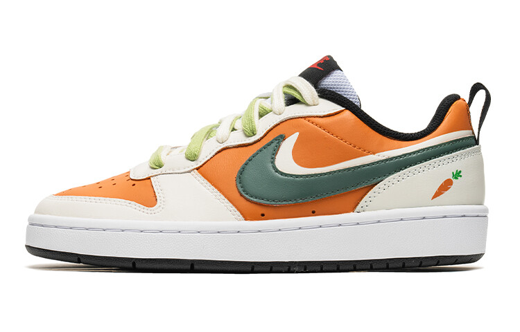

Кроссовки Nike Court Vision 1 Skateboard Shoes Women's Low-Top Green Orange