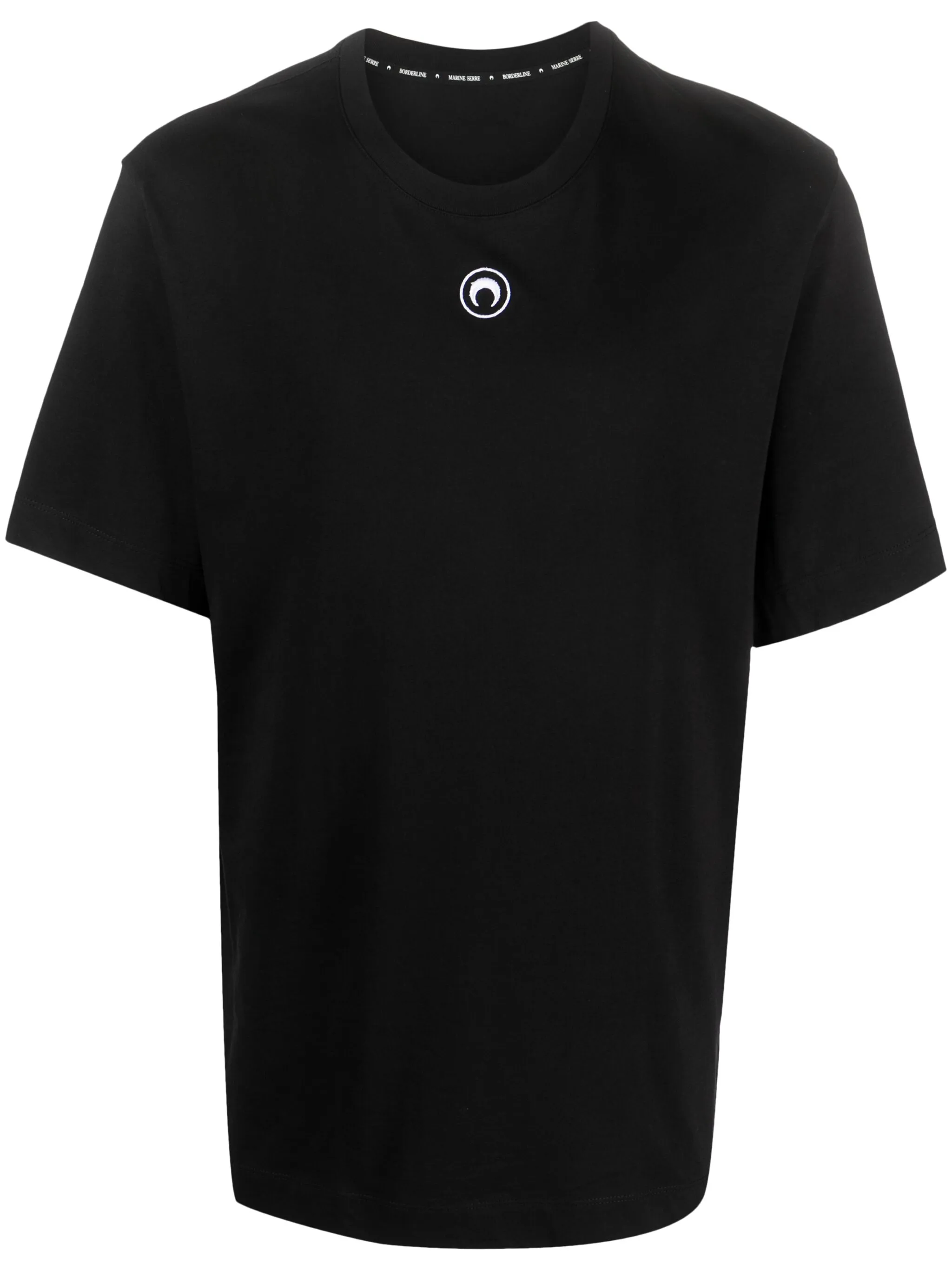 

Футболка с вышитым логотипом Marine Serre, черный
