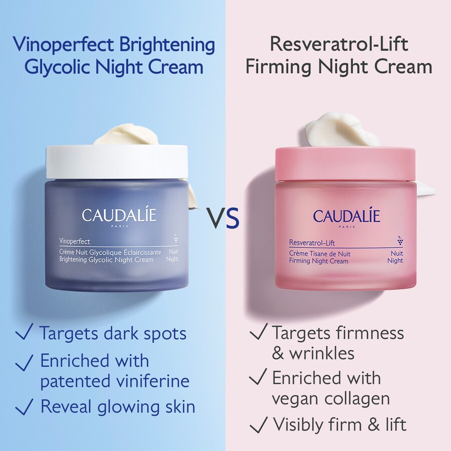 Сыворотка Caudalie — Осветляющий ночной Vinoperfect с гликолевой кислотой, сменный блок, 50 мл — фото 4
