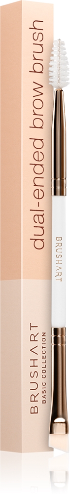 

Базовая двусторонняя кисть для бровей Brushart, 1 шт