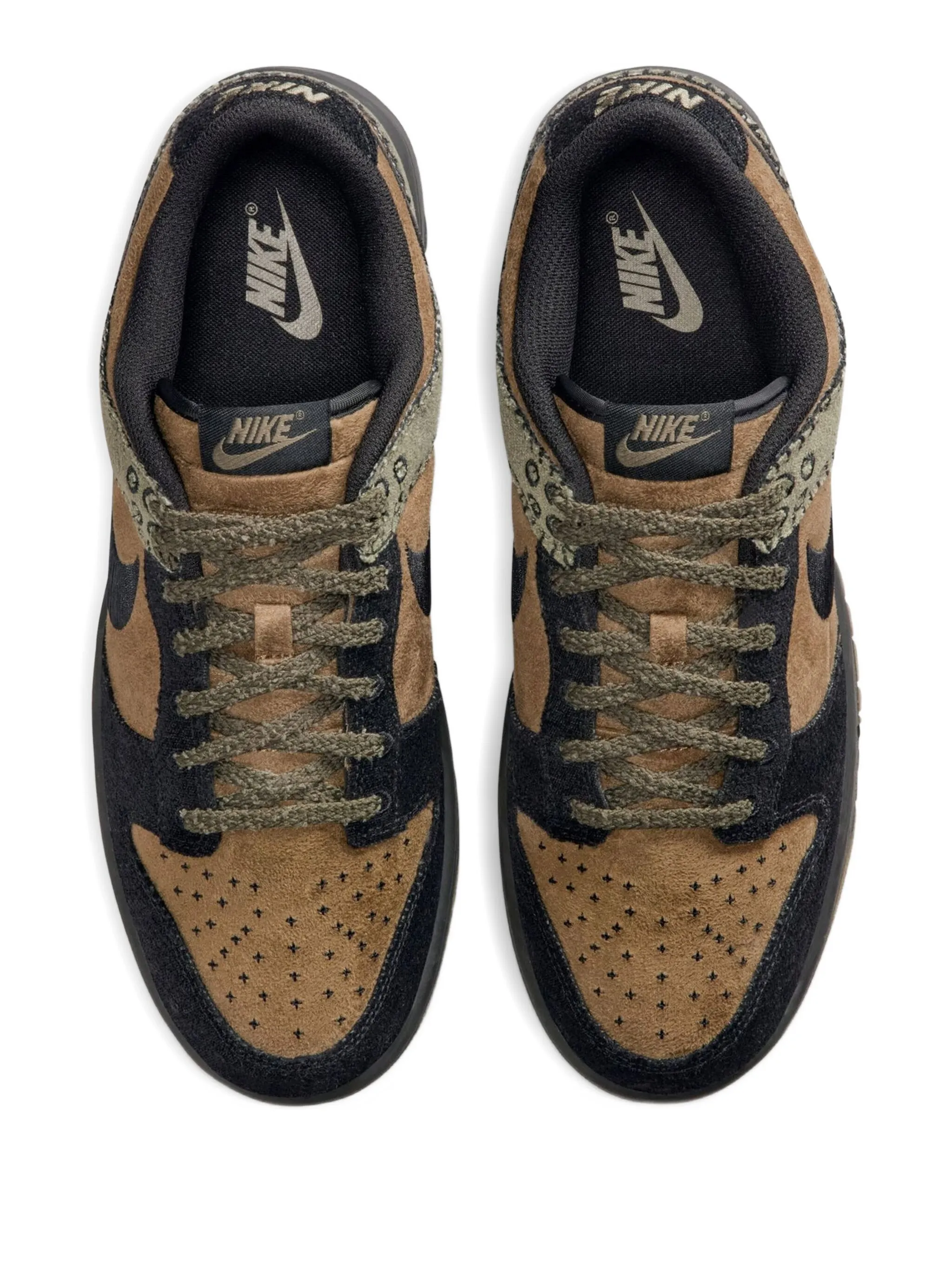 Кроссовки Nike Dunk Low Retro SE, коричневые — фото 2