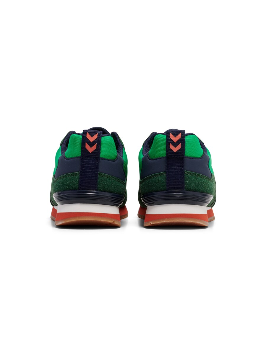 Кроссовки Hummel Monaco 86, цвет Lime/Dark green — фото 2