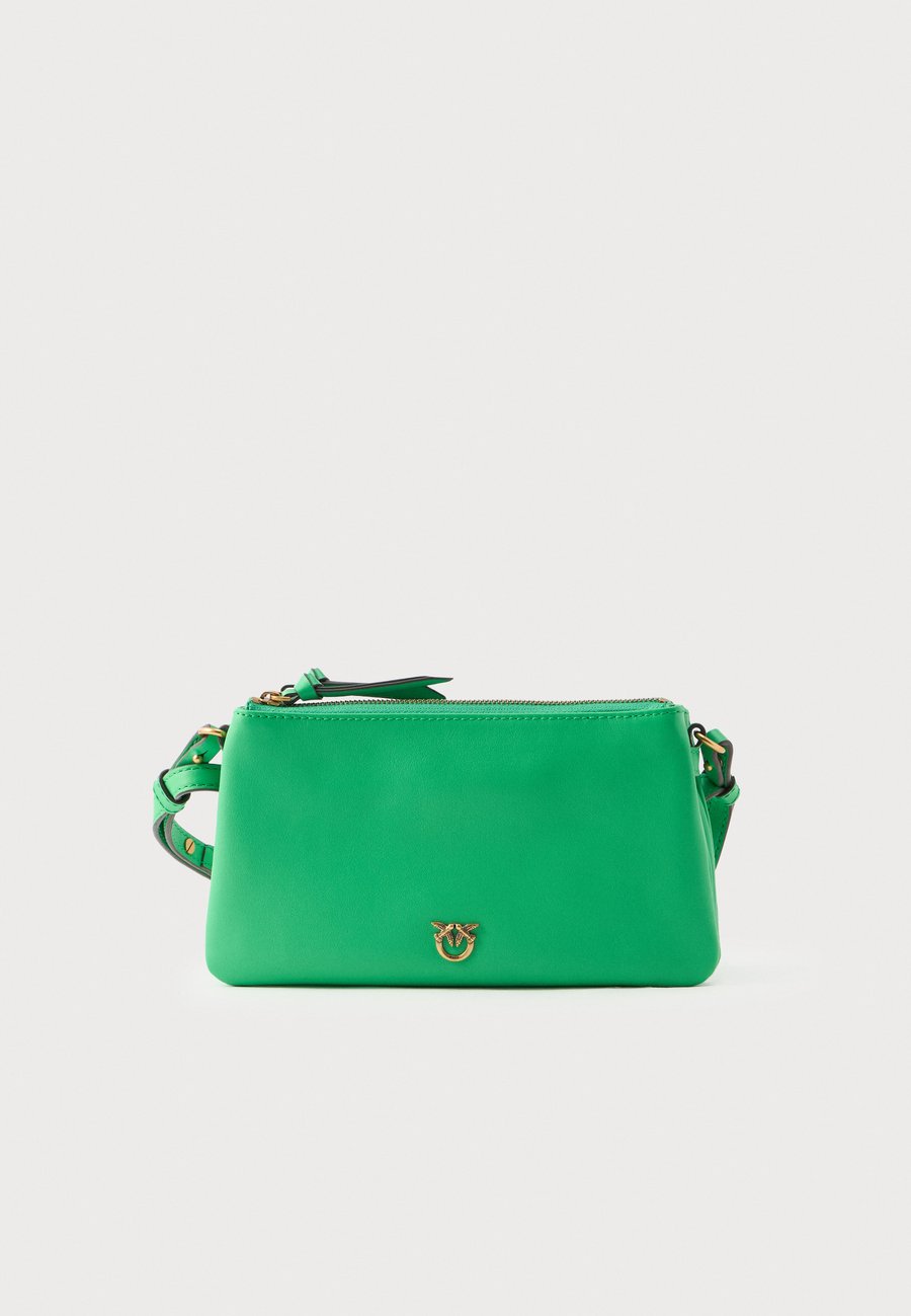 

Сумка кросс-боди Pinko DOUBLE MINI, Verde Isola/Antique Gold-Coloured/Green