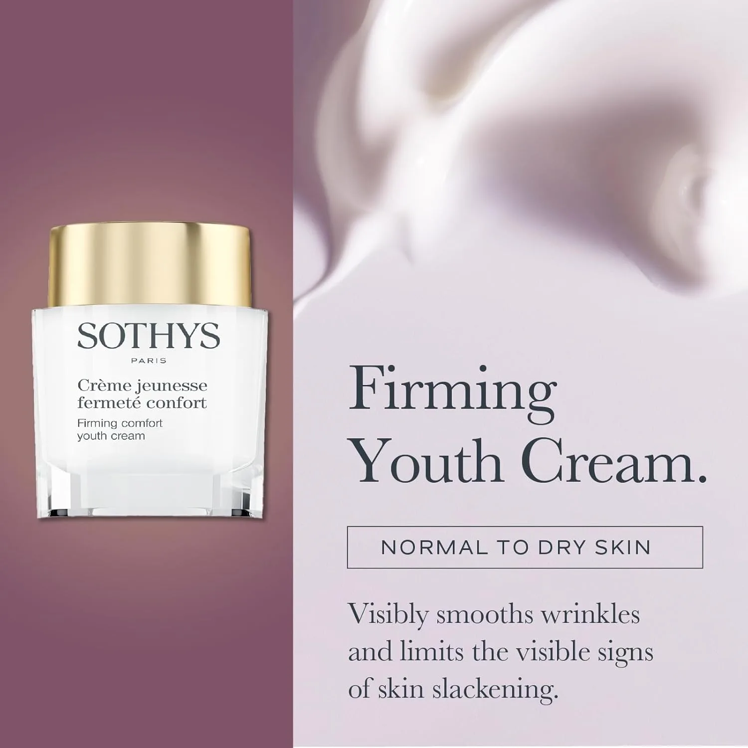 Крем для лица Sothys — Укрепляющий омолаживающий | Антивозрастной от морщин | Для нормальной и сухой кожи — фото 2