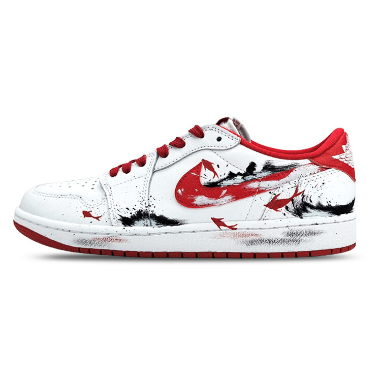 

Баскетбольные кроссовки Air 1 Vintage Unisex Low-Top Black/White Red Jordan