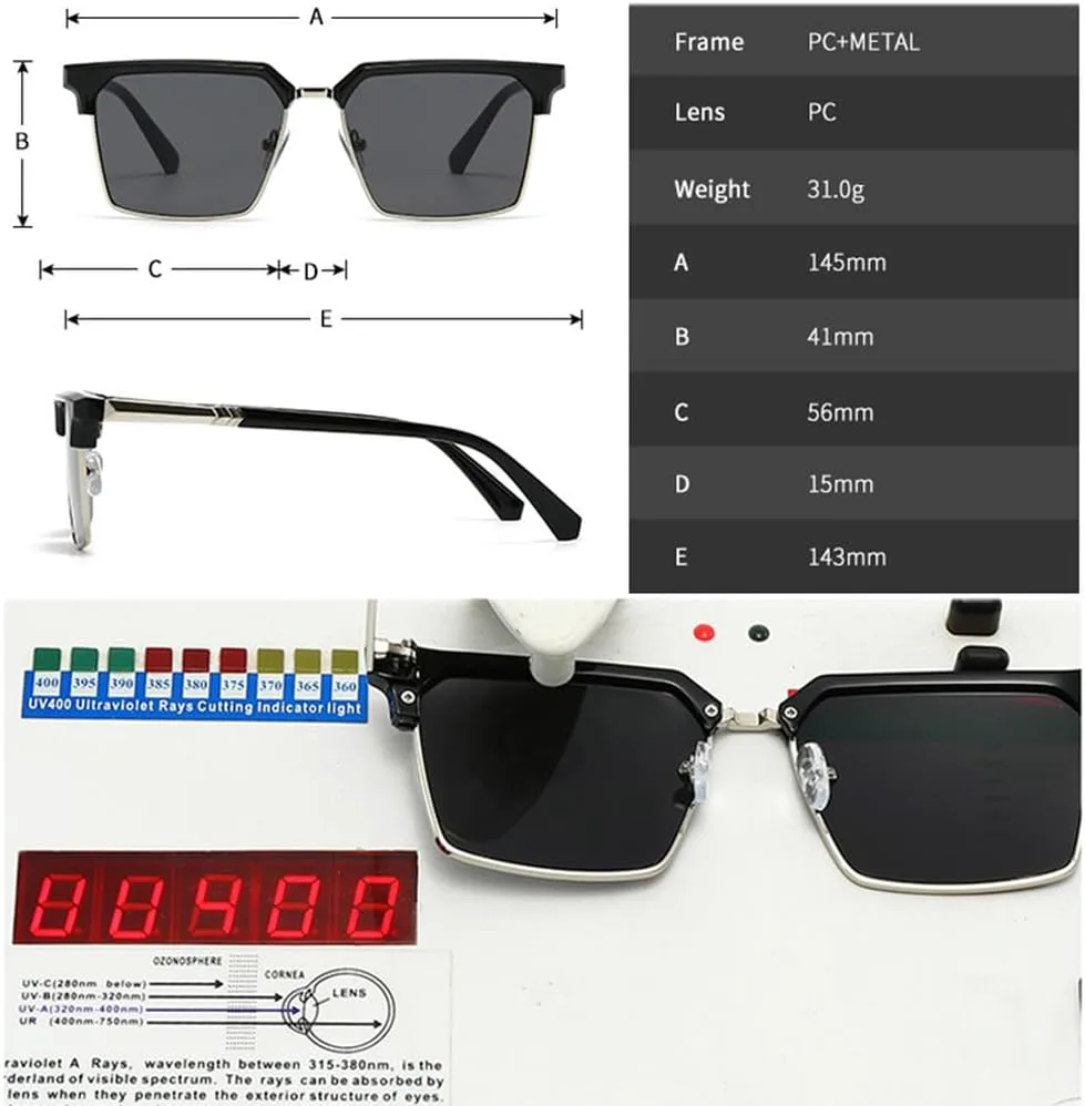 

Женские модные солнцезащитные очки с градиентным переходом, мужские винтажные зеленые солнцезащитные очки с защитой от УФ-излучения UV400 TKKTLLT, Blue Grey Blue