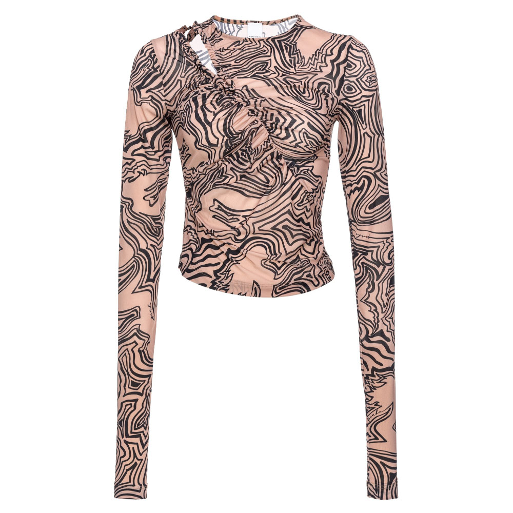 

Футболки женские Nude PINKO, бежевый