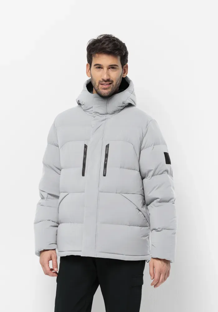 

Пуховик Jack Wolfskin "ROEMERTOR JKT M", с капюшоном, цвет Moonwalk