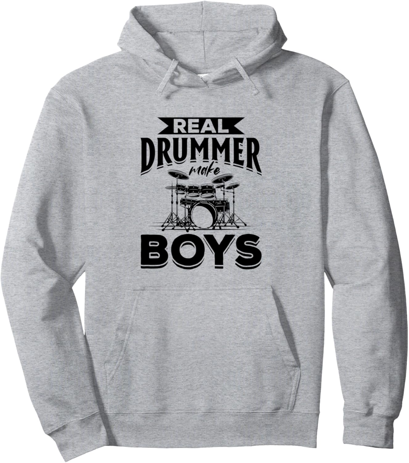 

Толстовка Real Drummer Make Boys Drum Player Drum Music Player Drummer Hoodie Drum Player Drummer Boy, серый