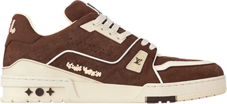 

Кроссовки Tyler, the Creator x Louis Vuitton Trainer 'Mocha', коричневый
