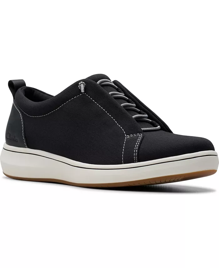 Женские слипоны Cloudsteppers Breeze Sky Clarks, черный