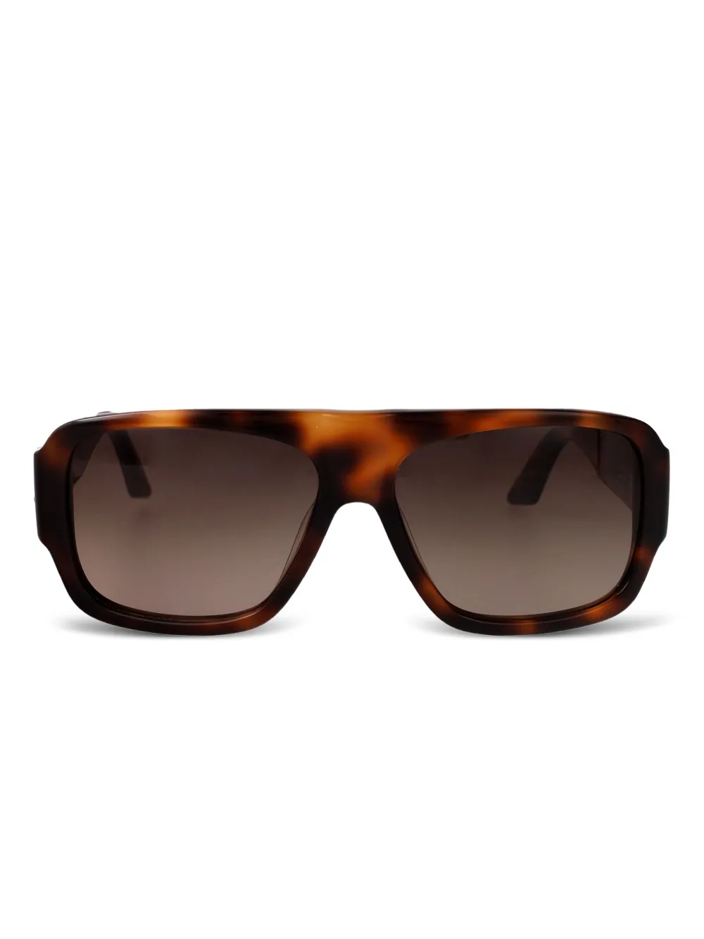 

Солнцезащитные очки в квадратной оправе Gcds, коричневый