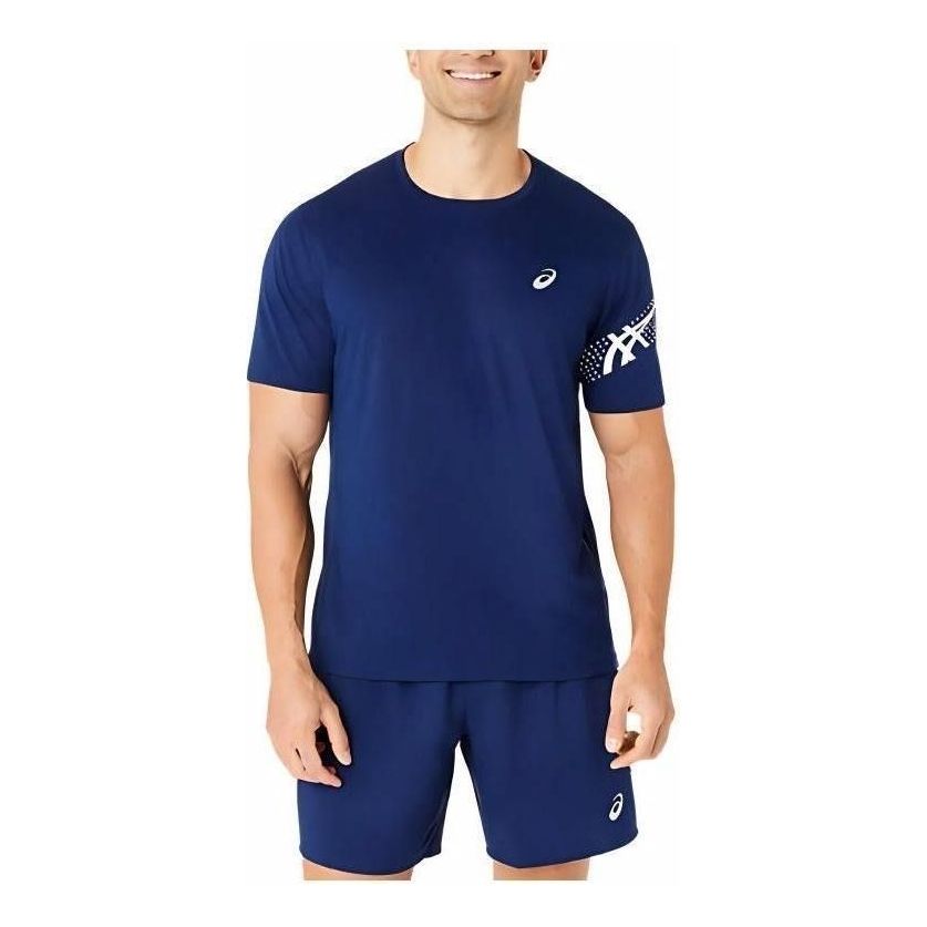 

Футболка ASICS Icon T-Shirt 'Birch Blue Expanse', синий