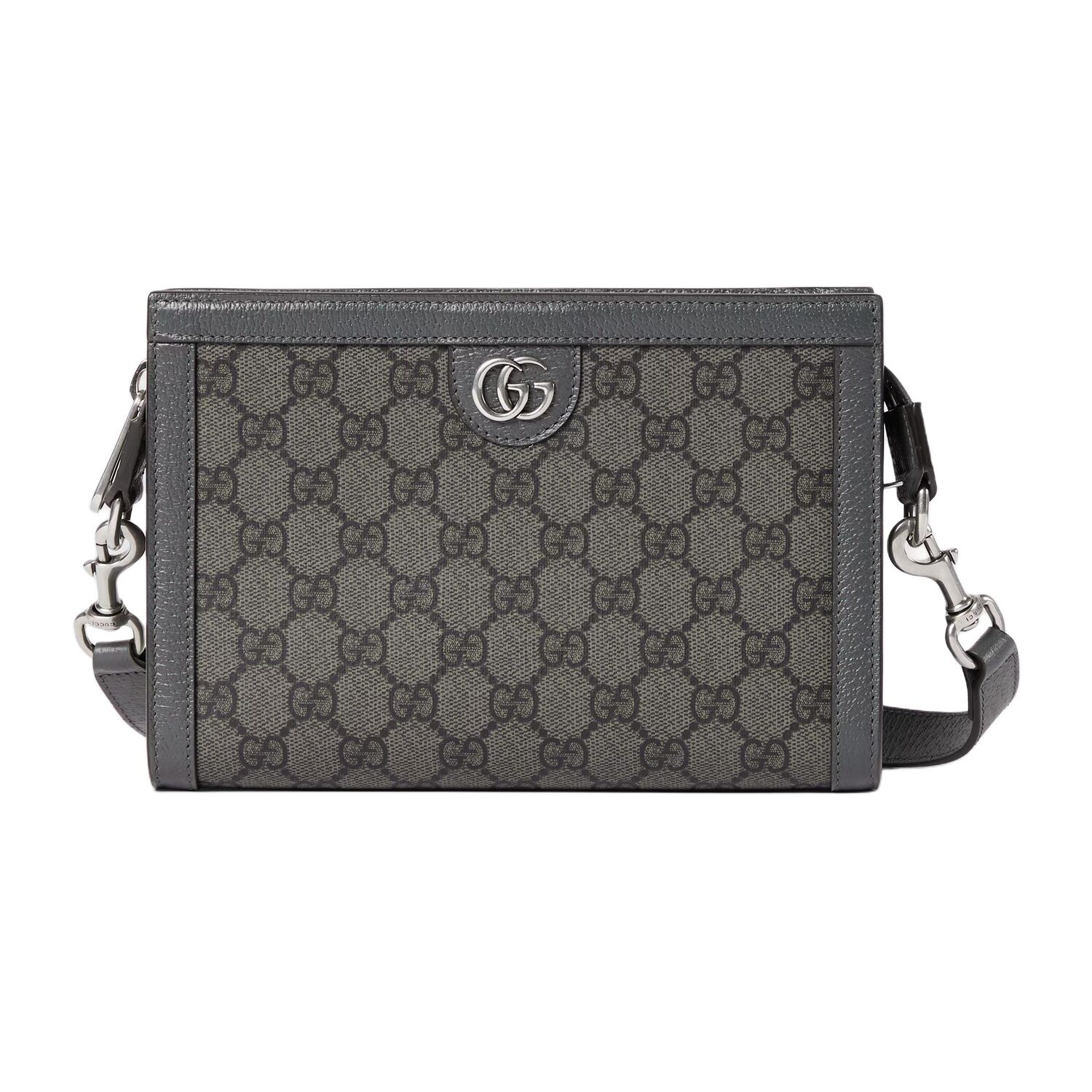 

GUCCI Сумка через плечо наплечная клатч мини мужская серая
