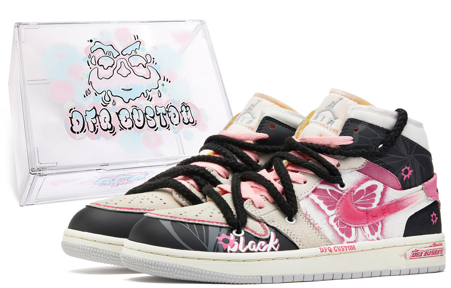 

Jordan Air Jordan 1 винтажные баскетбольные кроссовки женские, Black