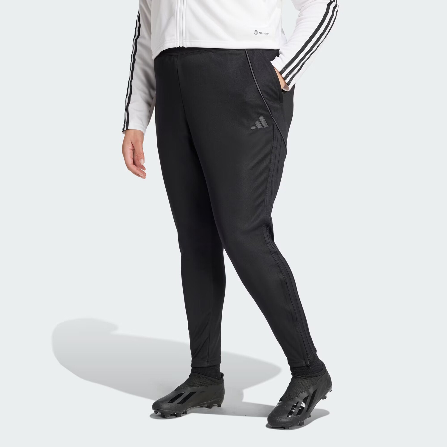 

Тренировочные брюки Tiro 24 (большие размеры) Adidas, цвет Black/Black