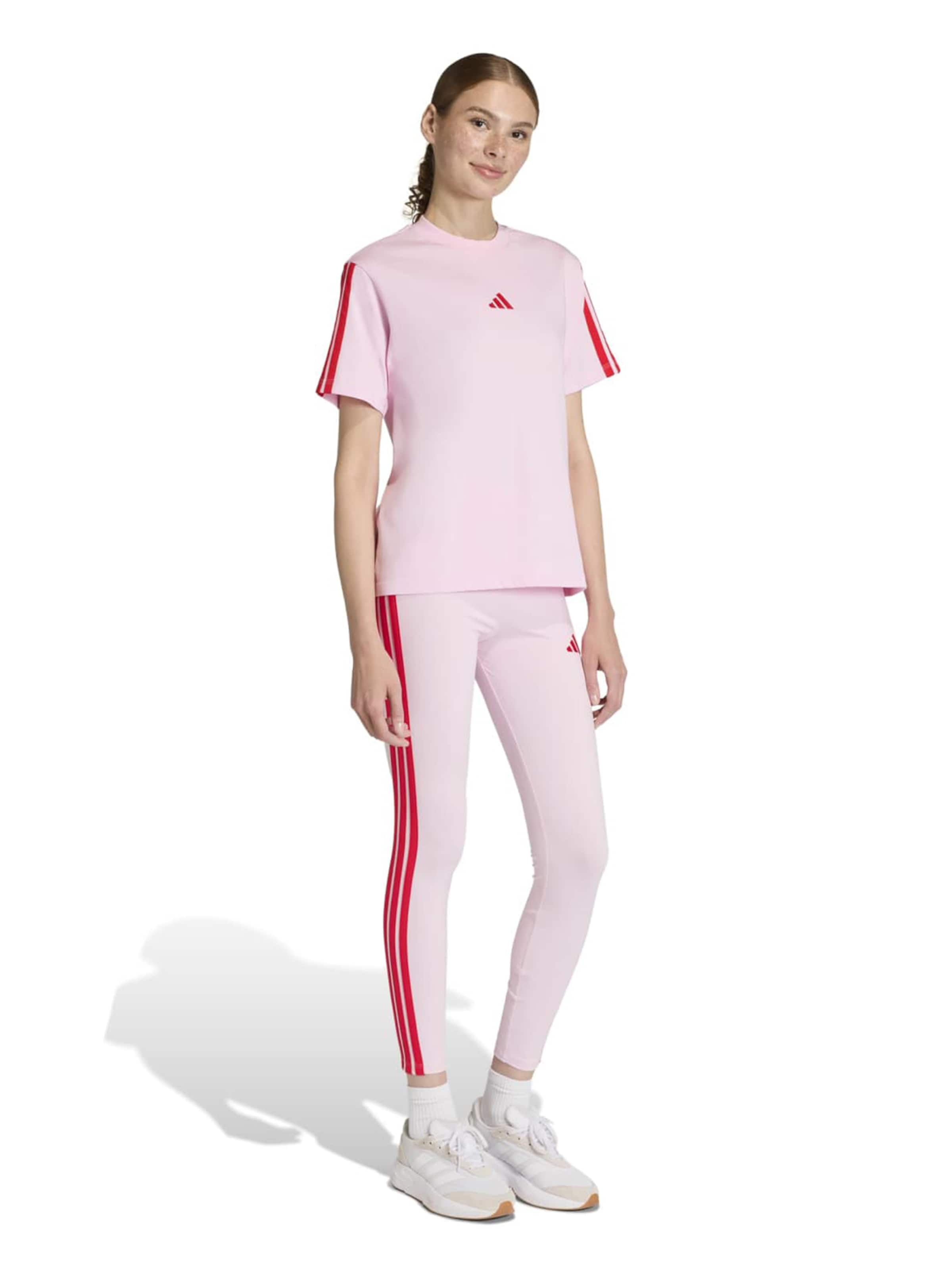 Adidas Sportswear Футболка Performance в пастельно-розовом цвете — фото 4