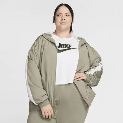 

Куртка Nike Sportswear Classic Wovens, цвет Light Army/White