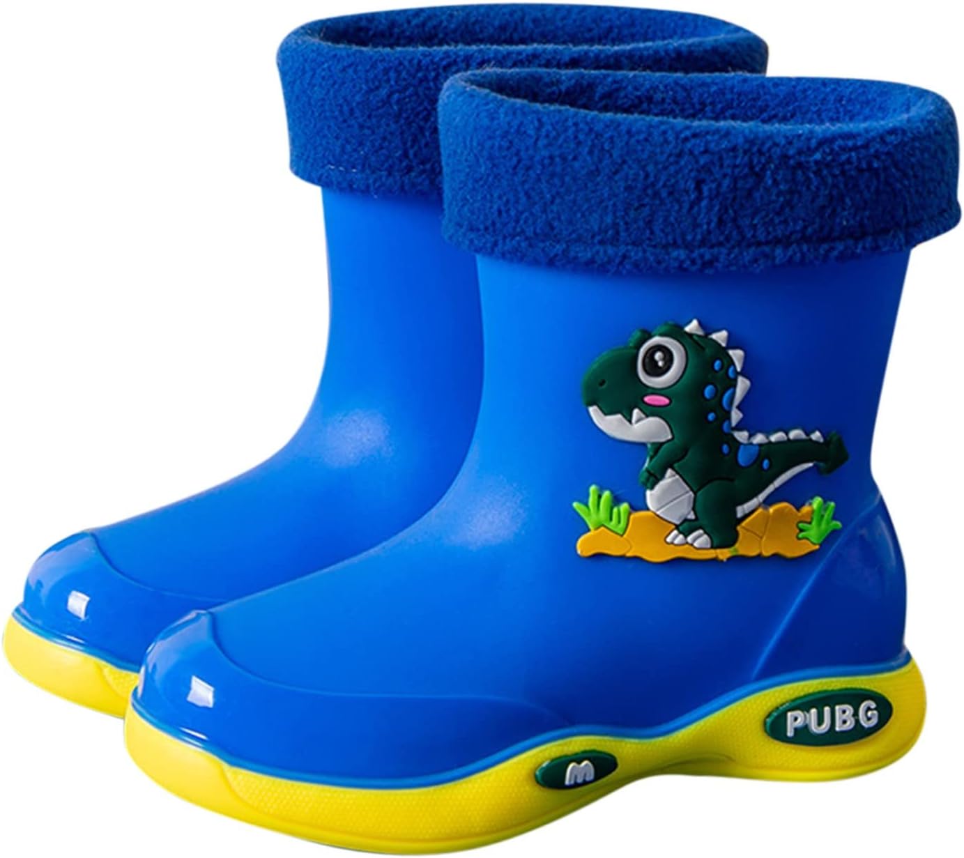 

Детские водонепроницаемые резисапоги унисекс с принтом динозавров, легкие резисапоги для мальчиков и девочек Generic, синий