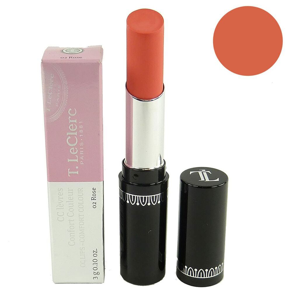 

Губная помада Cc Lips Comfort Colour Pintalabios T.leclerc, цвет 02 rose