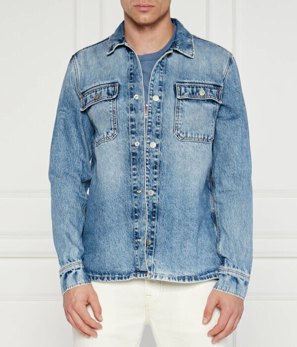 

Рубашка мужская Pepe Jeans London джинсовая, голубой