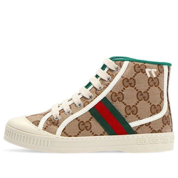 

Кроссовки tennis 1977 high top trainer 'beige ebony' Gucci, бежевый