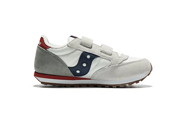 Кроссовки беговые Saucony для детей серо-сине-красные — фото 3
