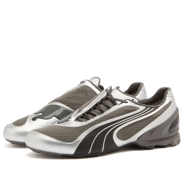 Металлические кроссовки V125 Puma, shadow серый & черный — фото 2