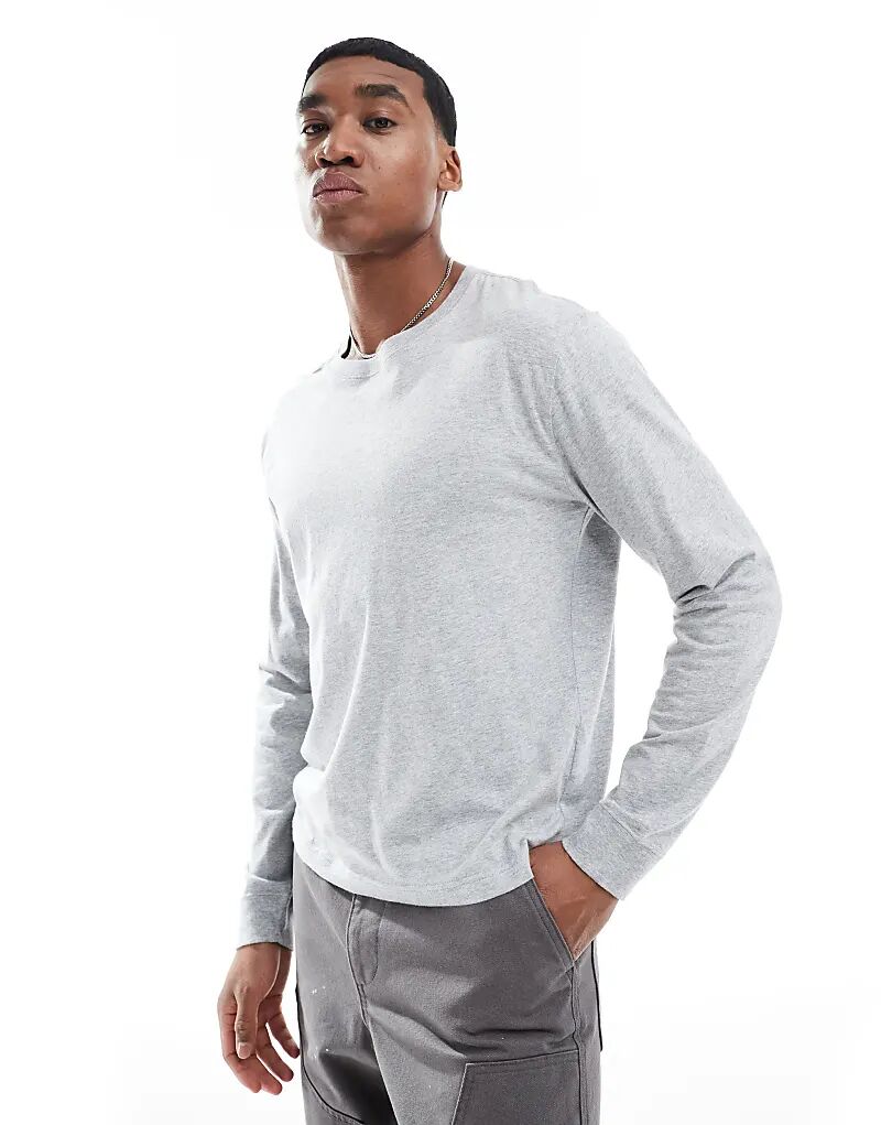 

Футболка с длинными рукавами цвета экрю Hollister