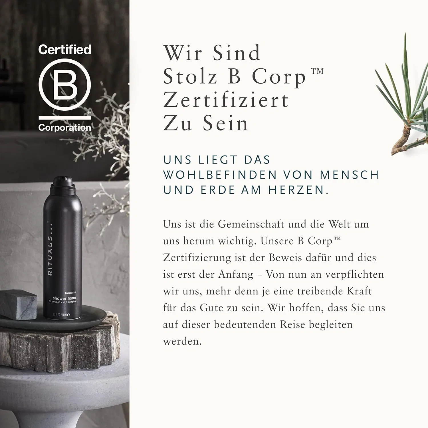 Набор пенящегося геля для душа RITUALS The Homme Collection 3 x 220 мл Rituals — фото 3