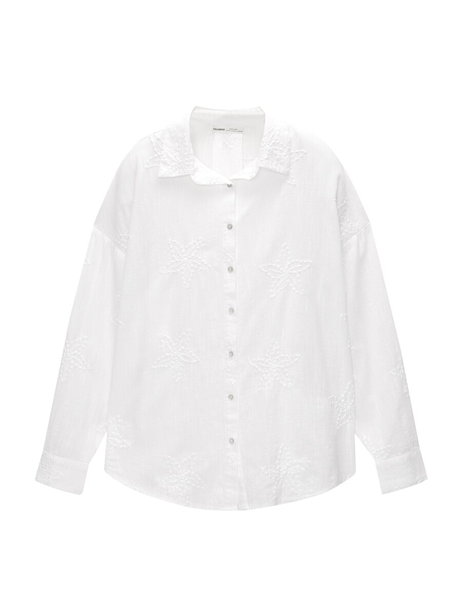 

Блузка Pull&Bear, белый