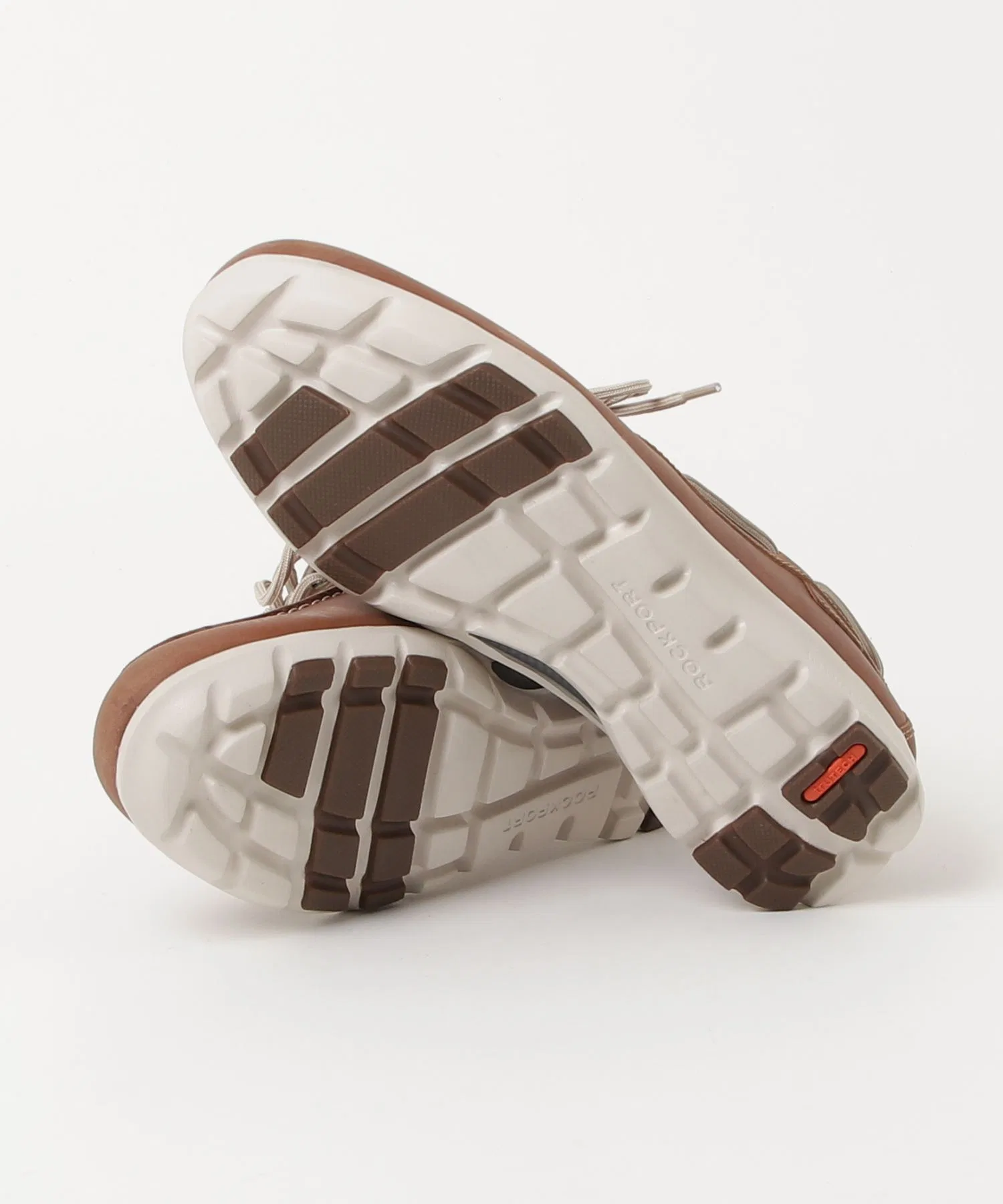 Мужские кожаные мокасины Rockport Truwalk Zero II коричневые — фото 3