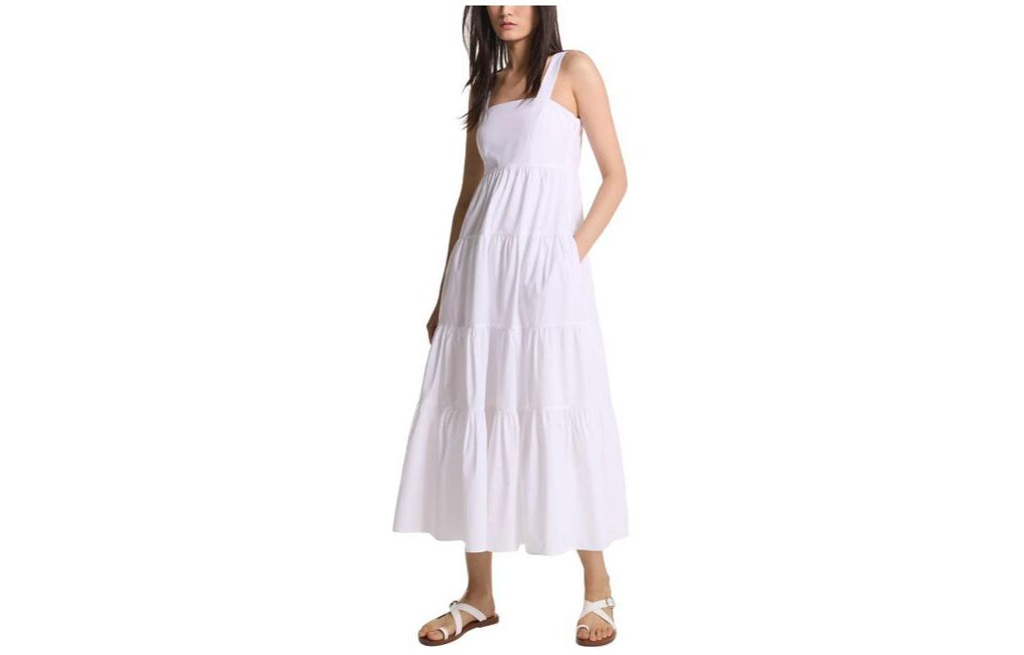 

MICHAEL KORS Платье-чехол SS24 женское белое