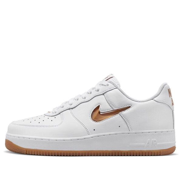 

Кроссовки air force 1 jewel 'color of the month white bronze' Nike, белый