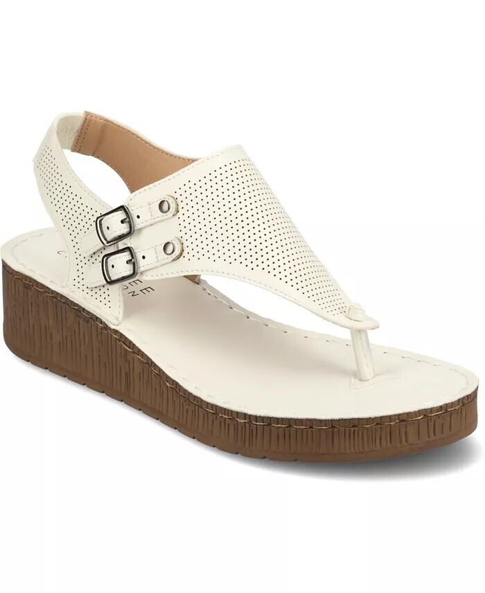 Женские босоножки Mckel Wedge Journee Collection, белый