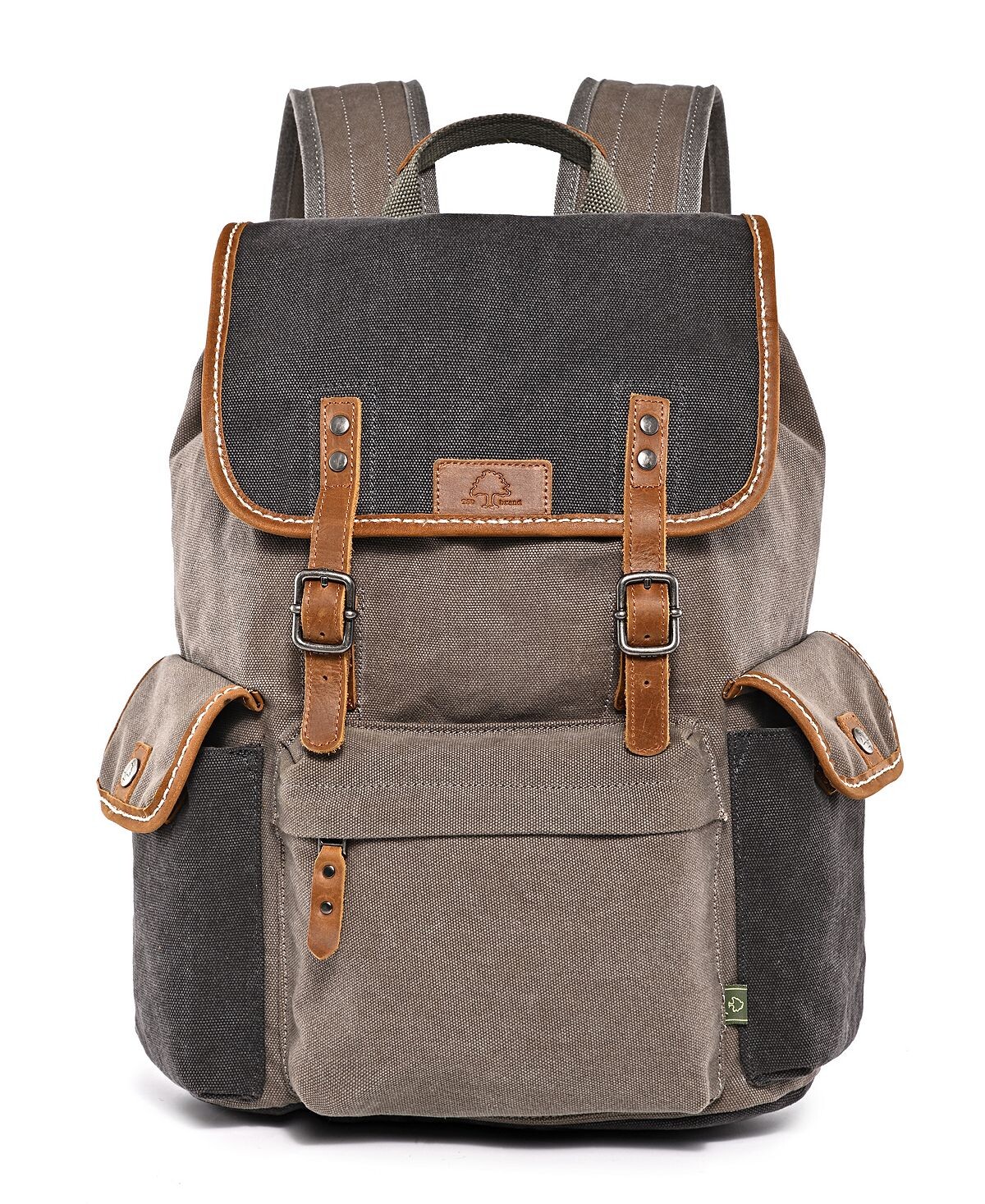 

Холщовый рюкзак из горного дерева TSD BRAND, серый