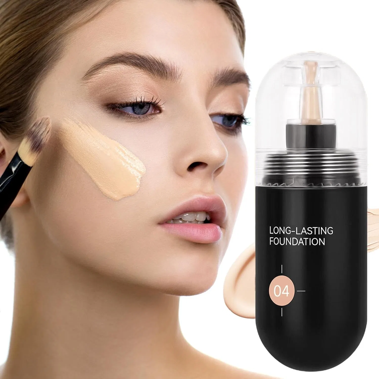 Тональное средство Liquid Foundation матовое No brand 30 мл #04 — фото 2