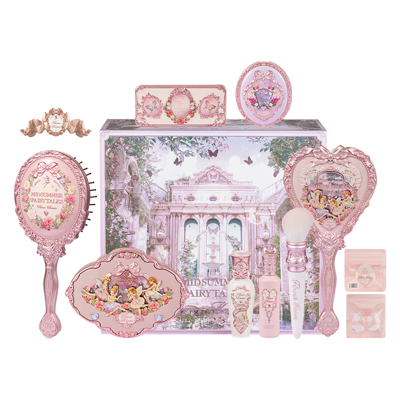 

Цветочная палитра для макияжа FlowerKnows Midsummer Night Firefly, легко растушевывается, натуральный глянцевый эффект, матовое покрытие для губ Flower Knows