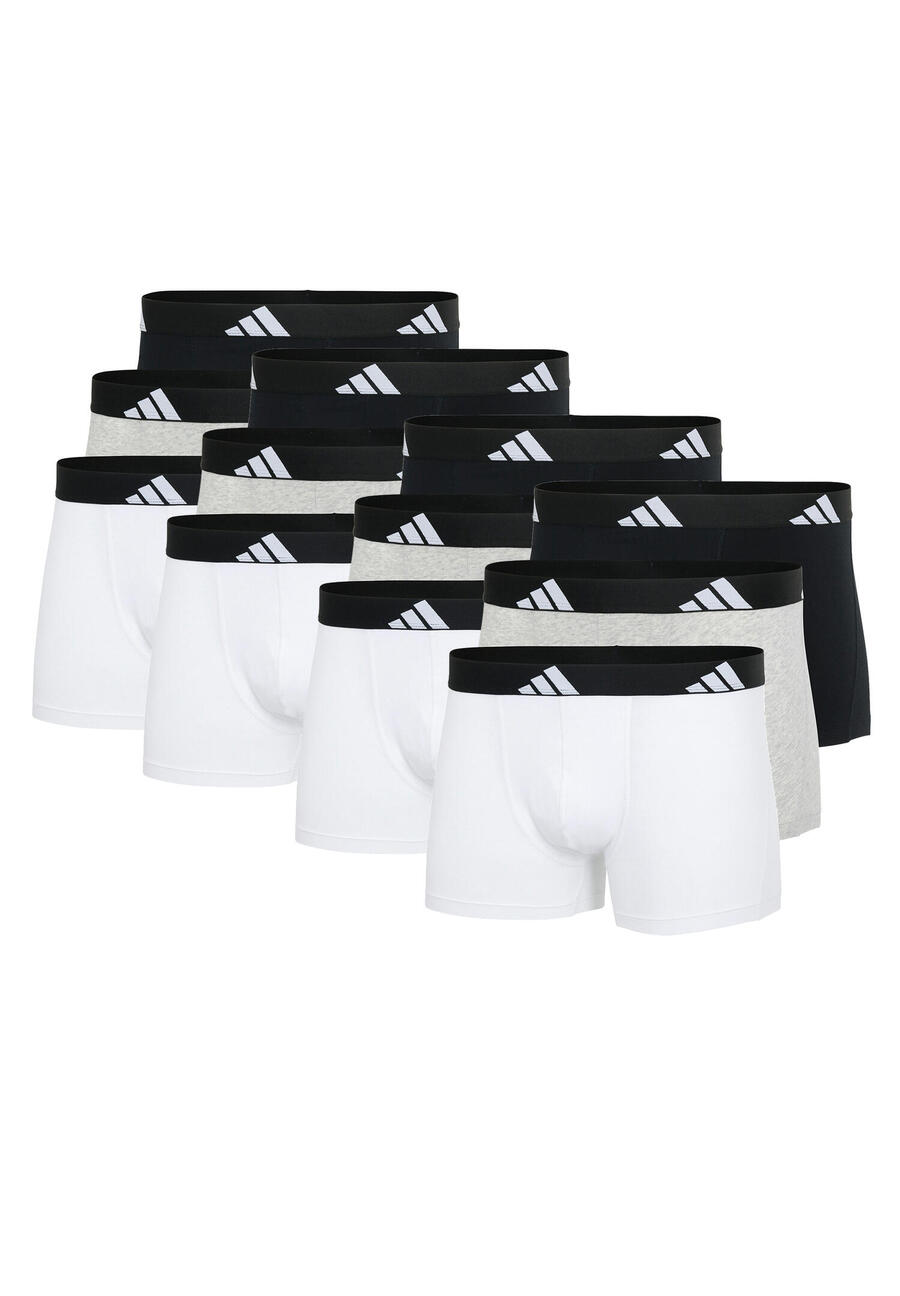 

Мужские трусы-боксеры Adidas Basic Boxer Trunk, комплект из 12 пар