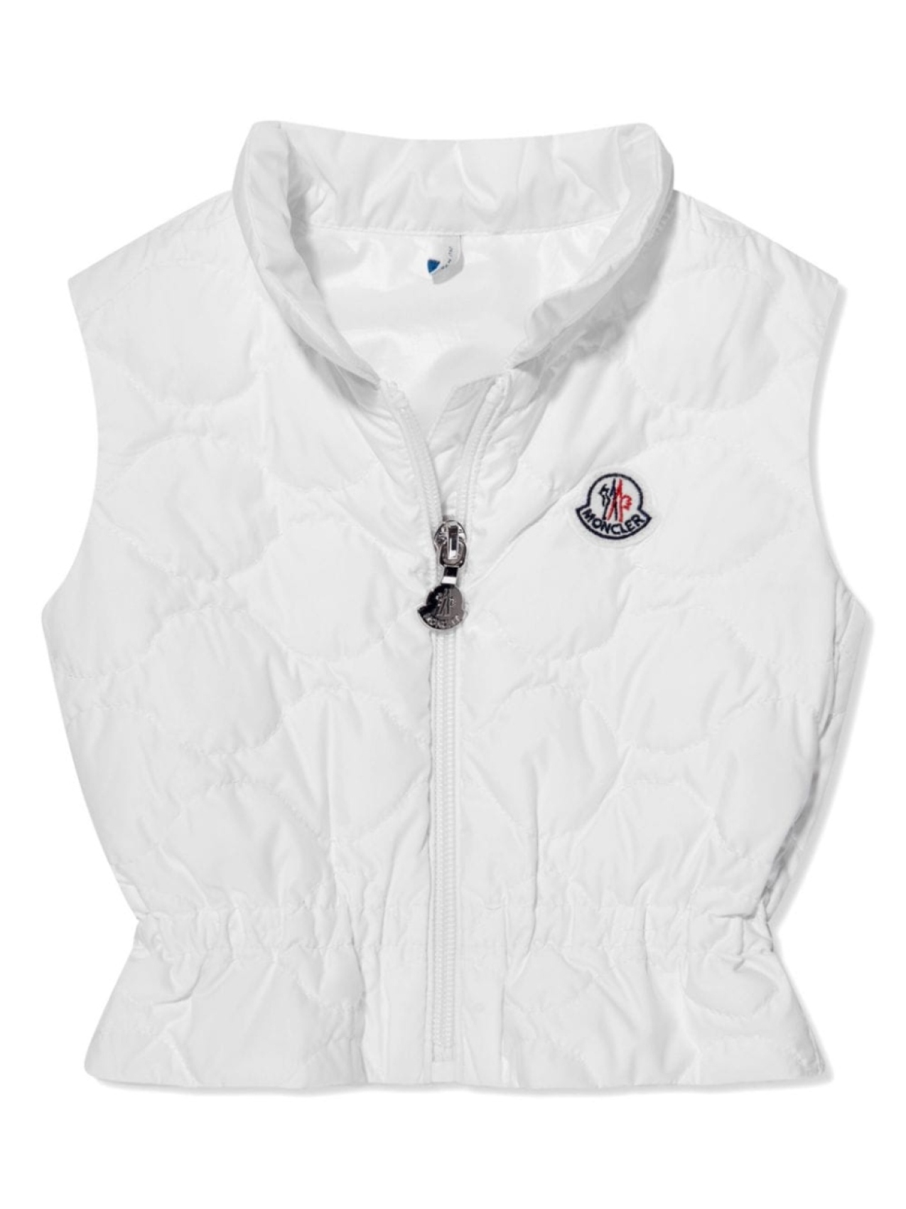 

Moncler Enfant стеганый жилет Ambertine, белый