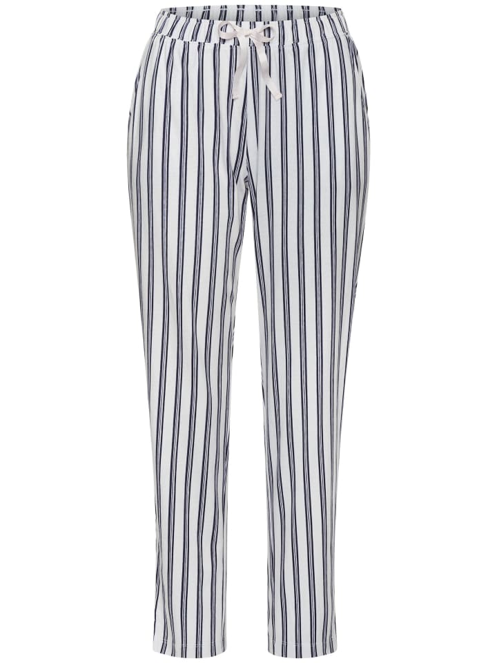 

s.Oliver Пижамные штаны в черно-белую полоску