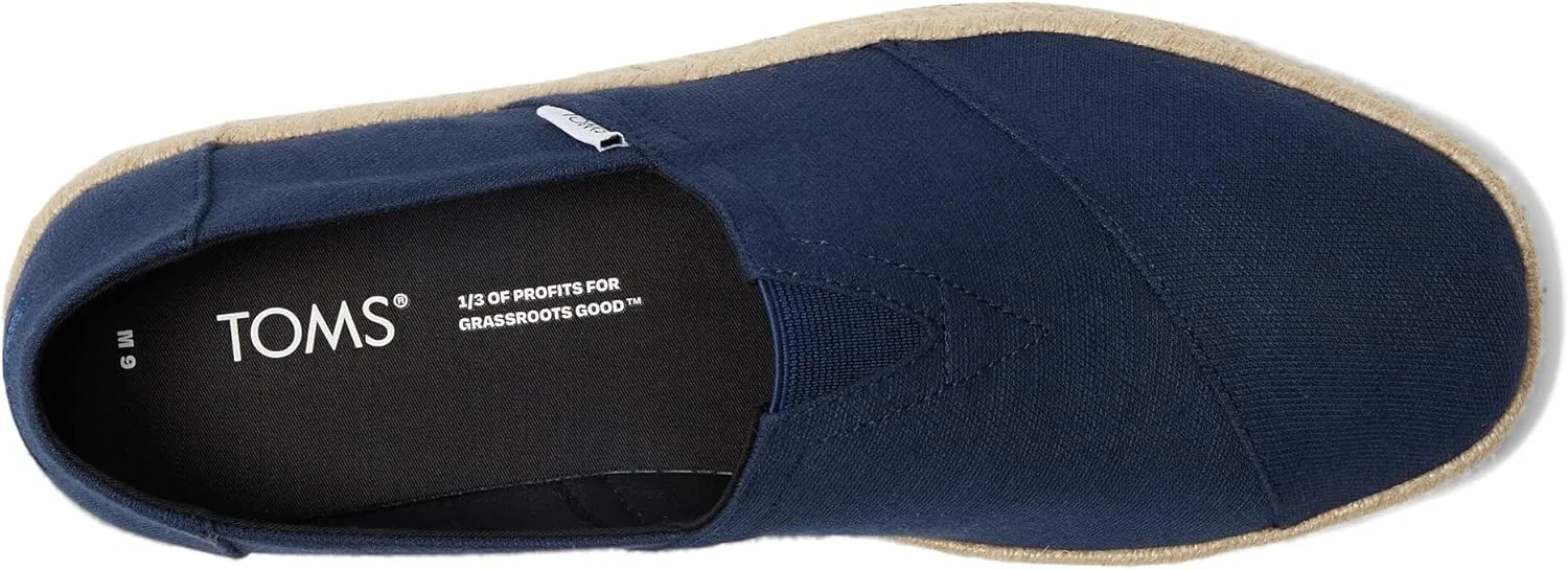 Лоферы с веревкой TOMS, Navy — фото 3