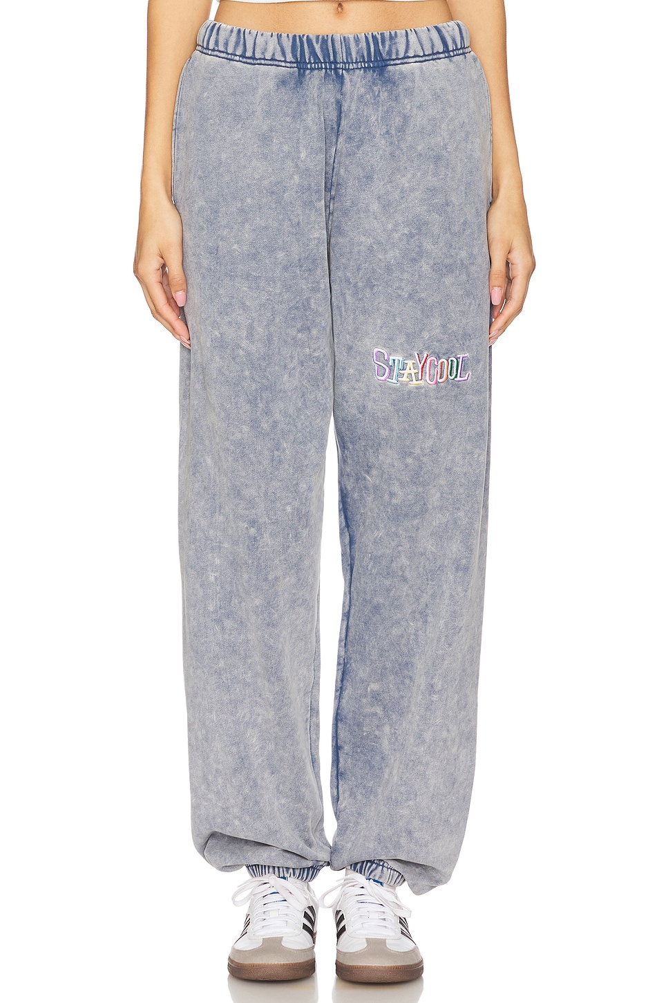 

Спортивные штаны Tribal acid wash с эффектом "stay cool", denim