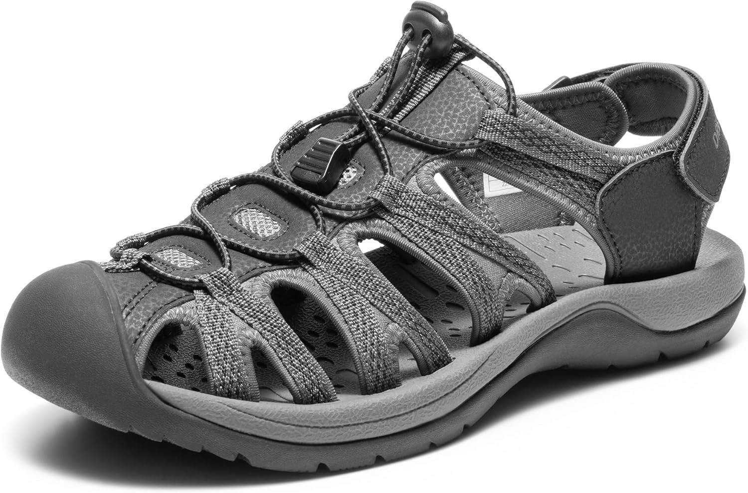 

Мужские летние походные сандалии DREAM PAIRS 160912-M-NEW, черный/серый